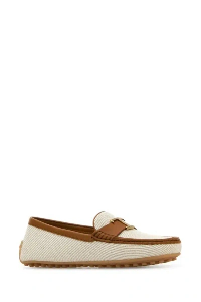 Tod's City Gommino Canvas Loafers