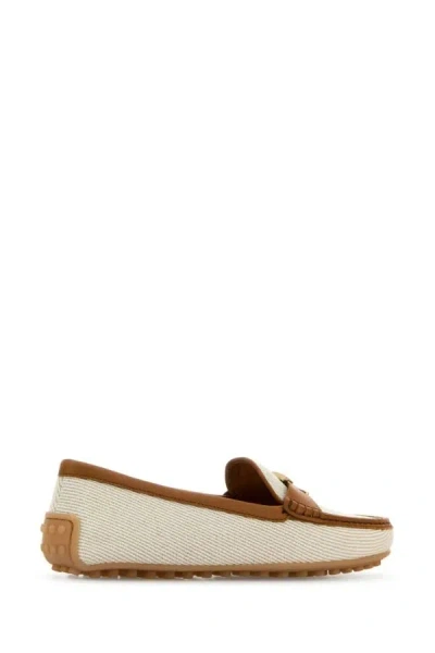 Tod's City Gommino Canvas Loafers