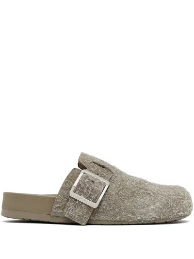 Loewe Textured Surface Slip-on Slippers