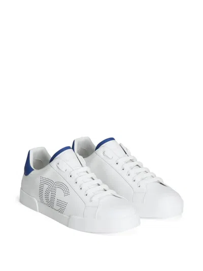 Dolce & Gabbana Sneakers From The Portofino Line In Nappa Leather