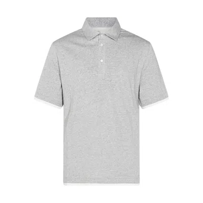 Brunello Cucinelli Layered Short-sleeved Polo Shirt
