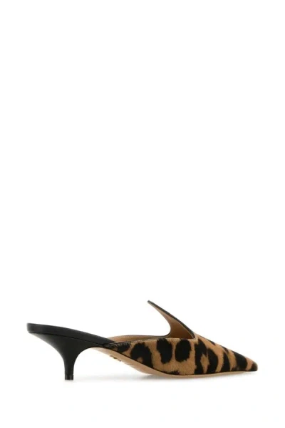 Ferragamo Dorye Leopard-print Calf Hair Mules