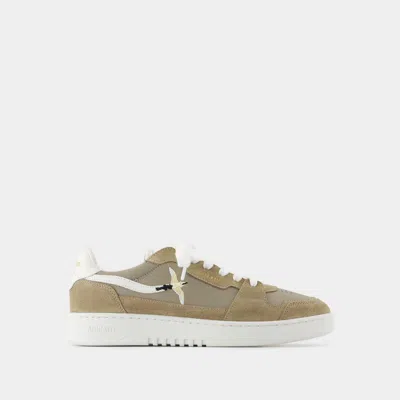 Axel Arigato Suede Dice Lo Bee Bird Low-top Sneakers In Beige