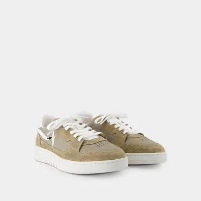Axel Arigato Suede Dice Lo Bee Bird Low-top Sneakers In Beige