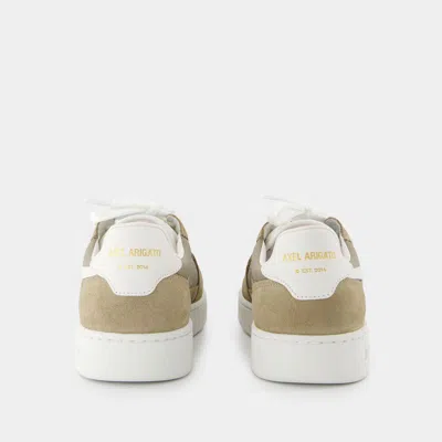 Axel Arigato Suede Dice Lo Bee Bird Low-top Sneakers In Beige