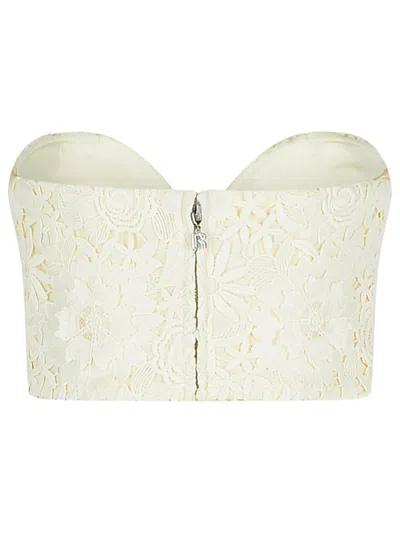 Rotate Birger Christensen Rotate '3d' White Polyester Corset Women In White