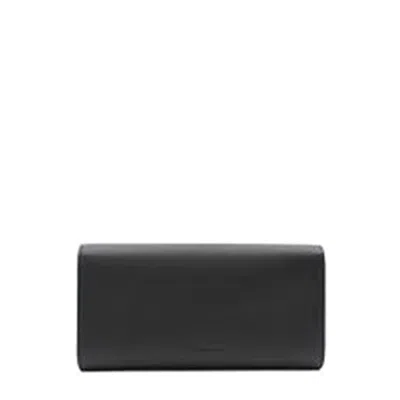 Elisabetta Franchi Black Twist-lock Fastening Detachable Chain-link Shoulder Strap In Black