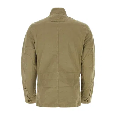 Barbour Corbridge Jacket Long Sleeves Multiple Pockets In Ol11