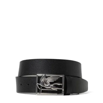 Etro Belt Logo Leather In N0000