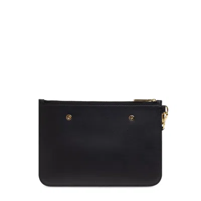 Golden Goose Pouch Leather With Hf In Black