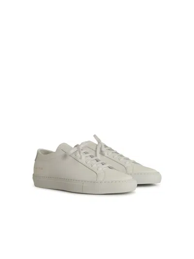 Common Projects Low-top Sneakers With Smooth Leather Upper In White