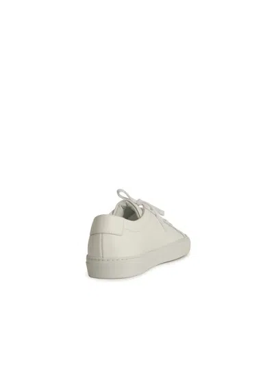 Common Projects Low-top Sneakers With Smooth Leather Upper In White
