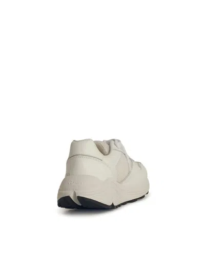 Common Projects Runner' White Leather Blend Sneakers In White