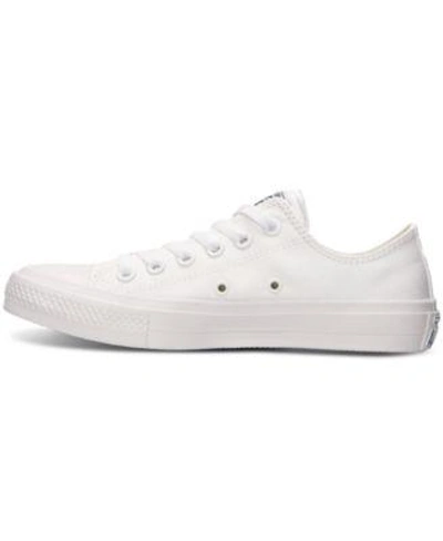 Shop Converse Women&#039;s Chuck Taylor All Star Ii Ox Casual Sneakers From Finish Line In Optical White