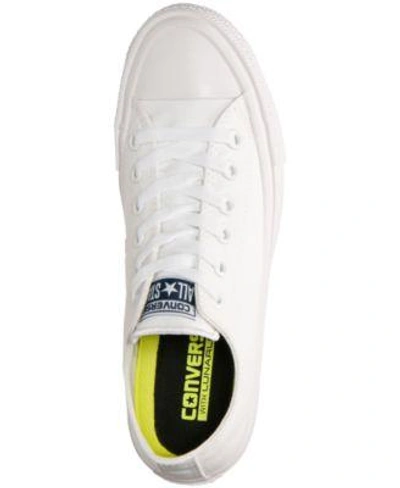 Shop Converse Women&#039;s Chuck Taylor All Star Ii Ox Casual Sneakers From Finish Line In Optical White