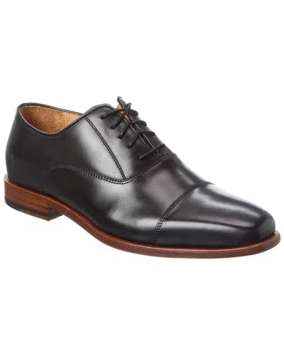 Curatore Cap Toe Leather Oxford In Black