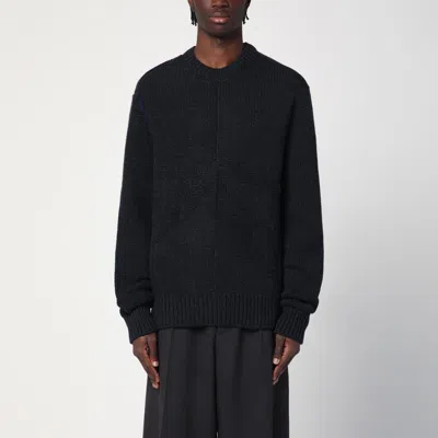 Burberry Cashmere Sweater With Ekd Design In Grey