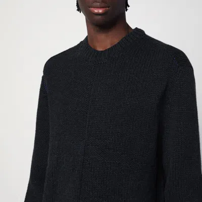 Burberry Cashmere Sweater With Ekd Design In Grey