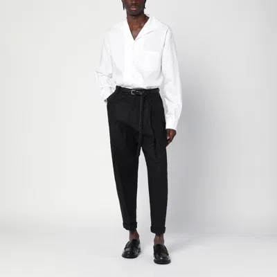 Dolce & Gabbana White Linen Shirt In White