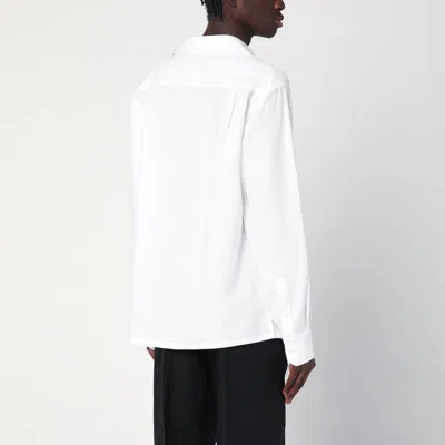 Dolce & Gabbana White Linen Shirt In White