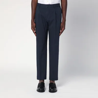 Santaniello Tailored Cropped Trousers In Blue