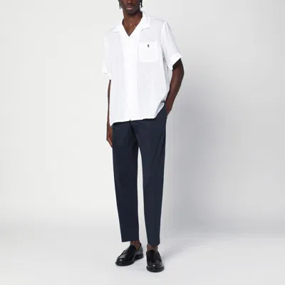 Santaniello Tailored Cropped Trousers In Blue