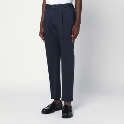 Santaniello Tailored Cropped Trousers In Blue