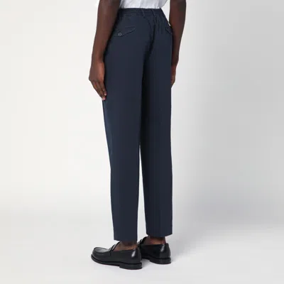 Santaniello Tailored Cropped Trousers In Blue