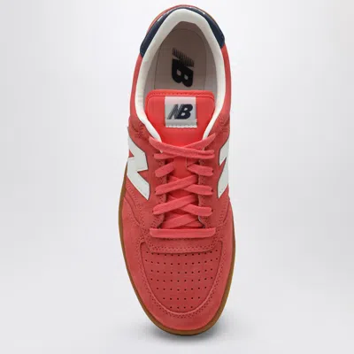 New Balance Men's T500 Sneaker In Drift Red With Nb Navy And Sea Salt, Men's At Urban Outfitters In Beige