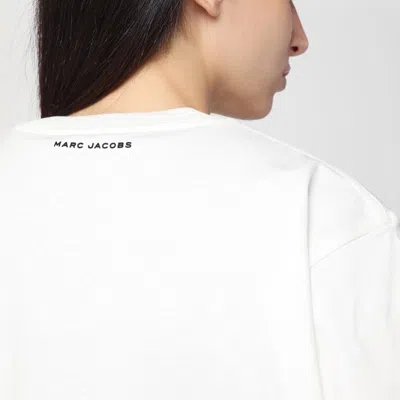 Marc Jacobs Trompe L'oeil Lingerie Print T-shirt In White