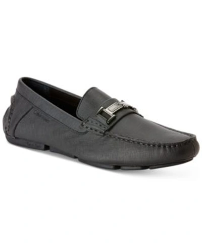 Calvin Klein Magnus Driving Shoe In Black