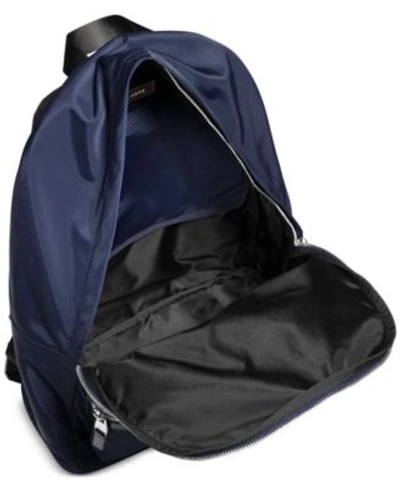 Shop Michael Kors Michael  Kent Lightweight Nylon Backpack In Indigo