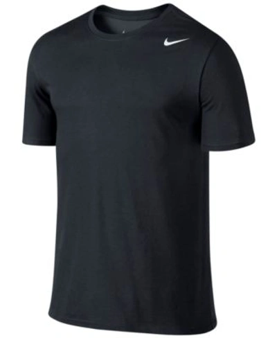 Shop Nike Men&#039;s Dri-fit 2.0 T-shirt In Black/white