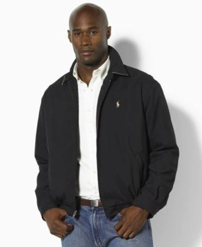 Polo Ralph Lauren Men's Big & Tall Jackets, Bi-swing Windbreaker In Black |  ModeSens