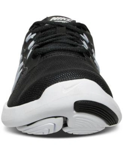 Shop Nike Women's Lunarstelos Running Sneakers From Finish Line In Black/metallic Silver-ant