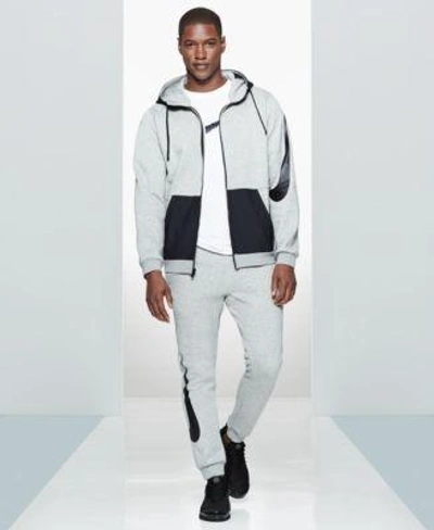 Shop Nike Men&#039;s Hangtag Swoosh T-shirt In White/black
