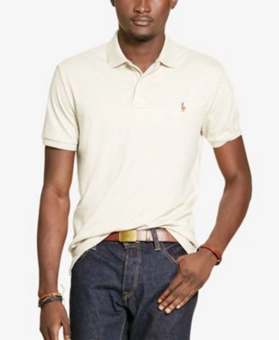 Polo Ralph Lauren Men's Soft-touch Polo In Almond Heather