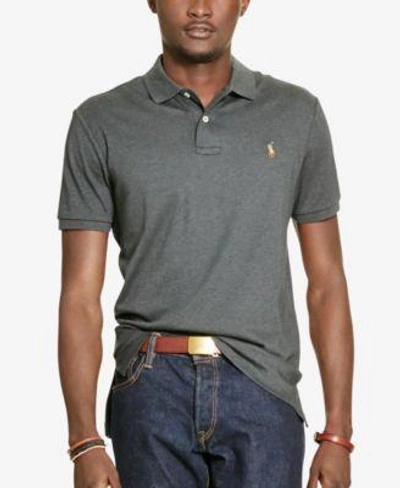Shop Polo Ralph Lauren Men's Soft-touch Polo In Almond Heather