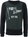 MARC JACOBS logo print sweatshirt,HANDWASH