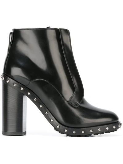 Dolce & Gabbana 皮革及踝靴 In Black