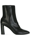 CASADEI chunky heel boots,LEATHER100%