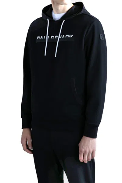 Paul & Shark Black Cotton Sweatshirt In Black