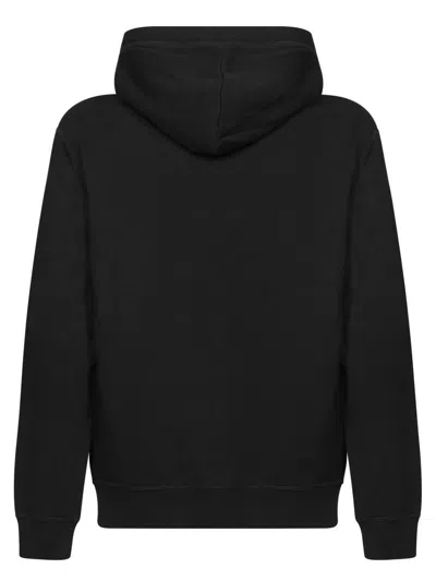 Dsquared2 Icon Logo Black Sweatshirt With Classic Hood In Black