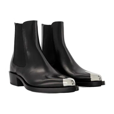 Alexander Mcqueen Chelsea Boots In Black