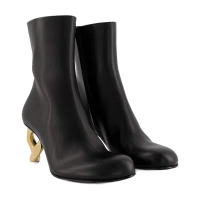 Jw Anderson Women's Ankle Boots - J.w. Anderson - In Black Leather In Black
