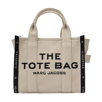 Marc Jacobs The Small Tote Bag Jacquard In Beige