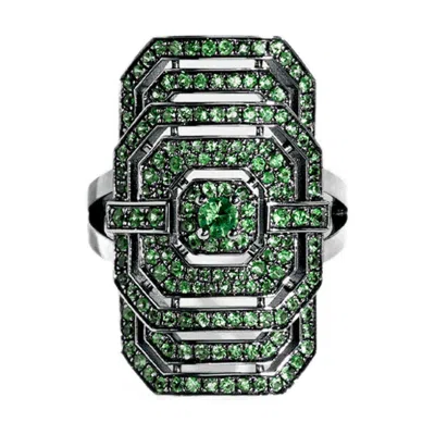 Statement My Way Ring In Green