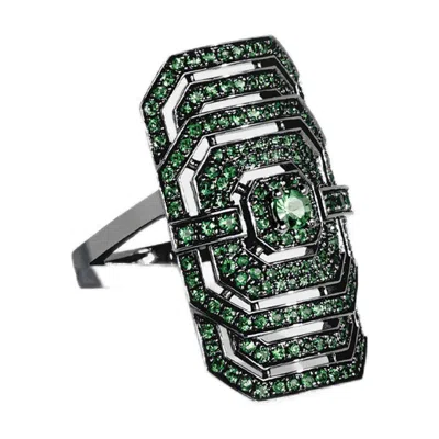 Statement My Way Ring In Green