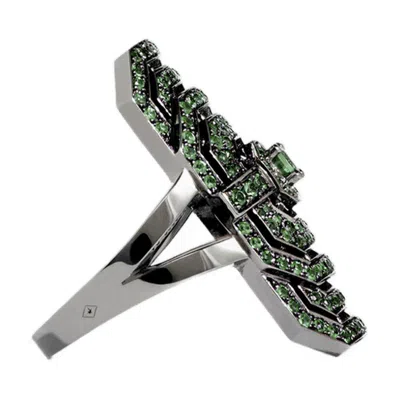 Statement My Way Ring In Green