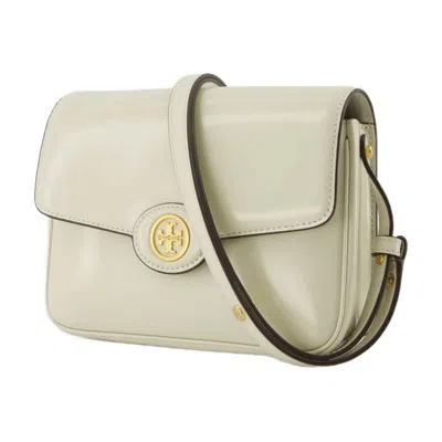 Tory Burch Robinson Hobo Bag In White